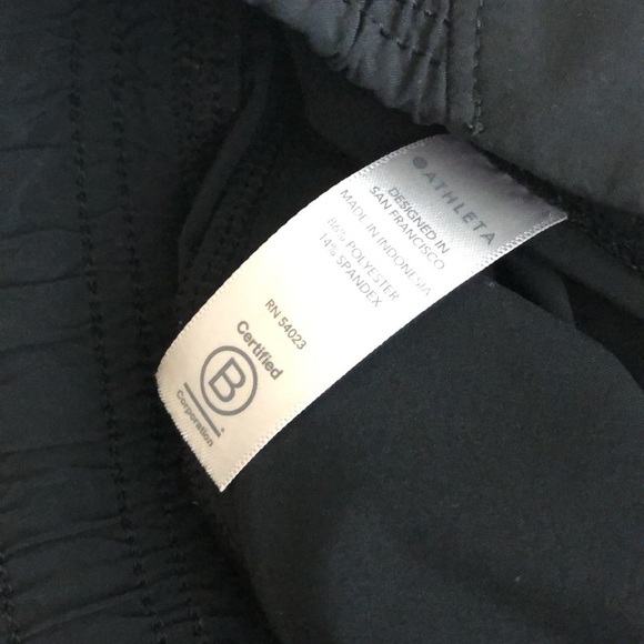 Athleta pant gray color elastic bottom - Picture 10 of 13